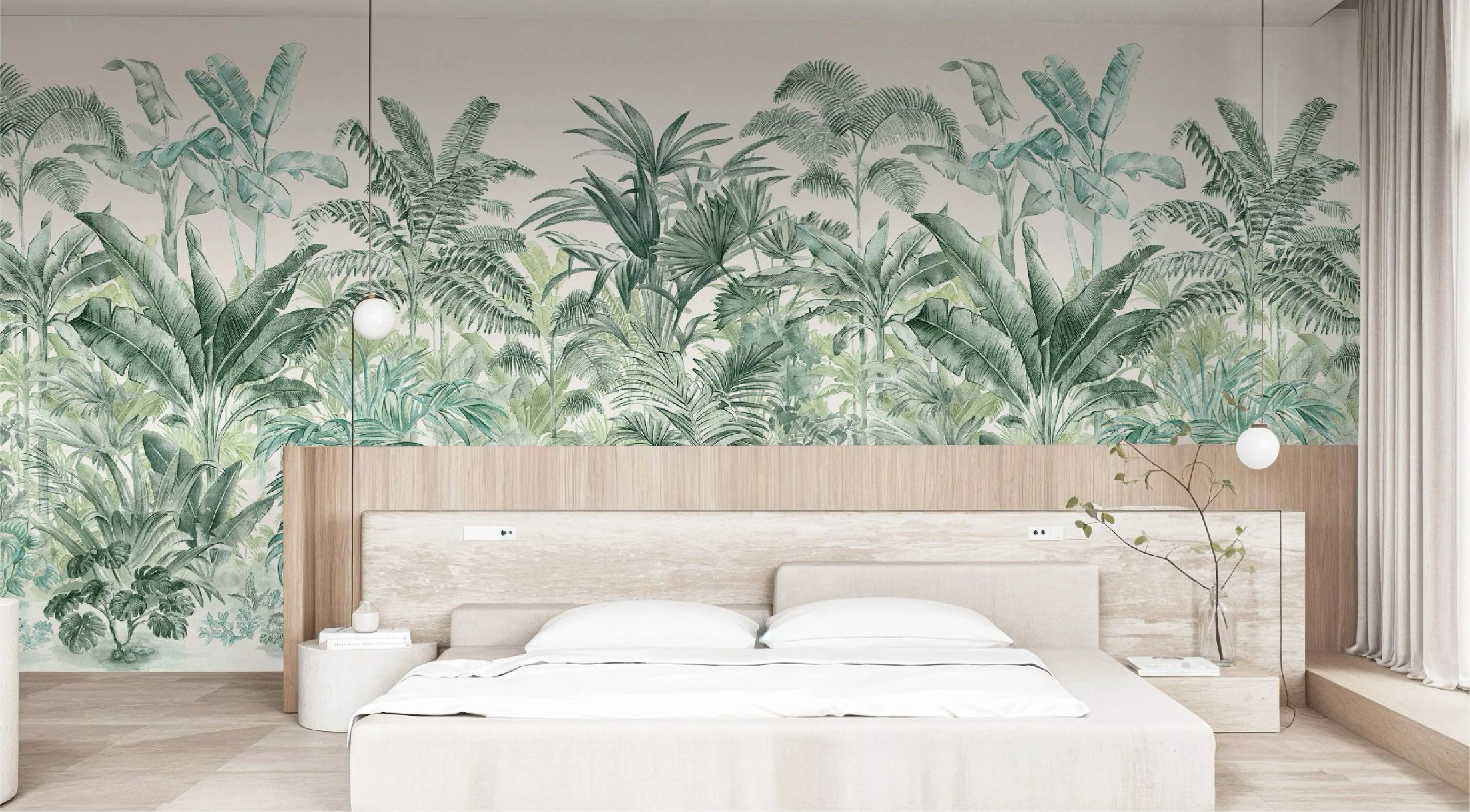 natural wallpaper for hotel